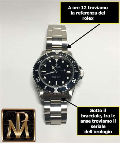 seriale sul bracciale rolex